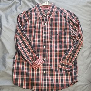 Boys Nautica Button Down Long Sleeve Shirt